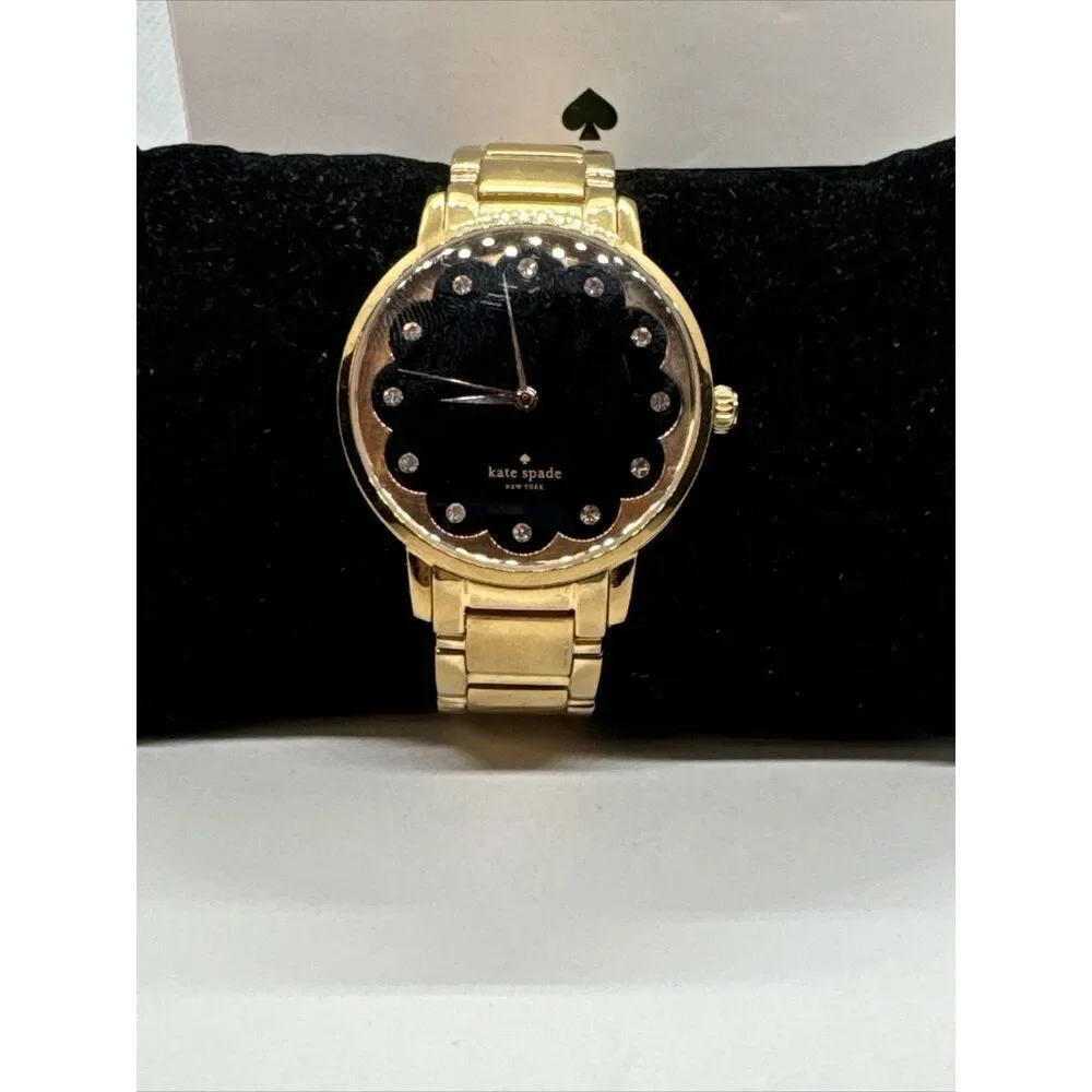 Kate Spade New York Gramercy KSW1044 Women Analog Black Dial Quartz Watch JNA151